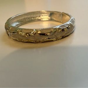 Grey and Silver Enamel Bracelet